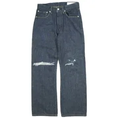 KURO x CITYSHOP クロ シティショップ 22AW 別注 日本製 クラッシュ加工 セルビッチデニムパンツ 28 Indigo ボタンフライ ジーンズ DENIM ボトムス g24202のサムネイル