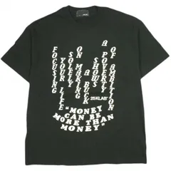 25KLAB トゥーファイブケーラボ 発砲プリントTシャツ XL程度 ブラック 半袖 VERDY トップス g24103のサムネイル