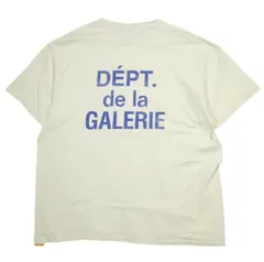 GALLERY DEPT. ギャラリーデプト 25SS アメリカ製 FRENCH TEE フレンチTシャツ GD25S-FT-1000-CB-XL XL CREAM/BLUE ロゴプリント 半袖 MADE IN USA 定価42,900円 トップスのサムネイル
