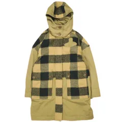 Vivienne Westwood Red Label ヴィヴィアンウエストウッド レッドレーベル 24AW ブロックチェックフーデッドコート 16-12-642007 00(ONE SIZE) Beige/Black VWW 定価104,500円 オーブ