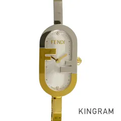 フェンディ FENDI オーロック SS ダイヤモンド クォーツ レディース 腕時計 te【中古】