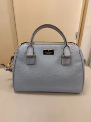 M7　ケイトスペード　kate spade new york　ショルダーバッグ　ハンドバッグ　2WAY　ライトブルー　【訳アリ】