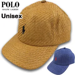 ラルフローレン キャップ ストロー ベースボール 帽子 レディース メンズ 麦わら STRAW CAP PT0109 茶 紺 2026春夏 新作