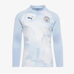【送料無料・匿名配送】PUMA プーマ マンチェスター・シティ 23/24 プレマッチ 長袖 スウェット 練習着 新品 正規品 並行輸入 日本未発売