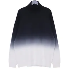 GRAPHPAPER Gradient Dyed Wool Hight Neck Knit サイズ1 ブラック GU253-80491のサムネイル