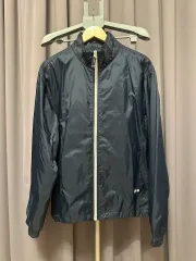 ディスイズネバーザット ナイロン ジャケット ウィンドブレーカー ネイビー L (1回着用)