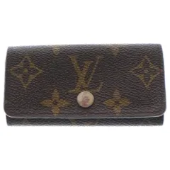 LOUIS VUITTON (ルイヴィトン) モノグラム ミュルティクレ4 PVC 4連キーケース ブラウン/フ―シャ M60705