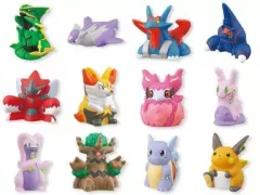 【中古】食玩 トレーディングフィギュア 全12種セット 「ポケモンキッズXY 圧倒!メガレックウザ編」 