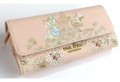 【中古】財布・パスケース ミニーマウス＆デイジーダック PAUL ＆ JOE 長財布 「ディズニー」 ディズニーストア限定