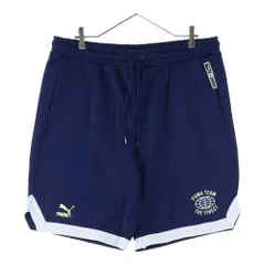 PUMA (プーマ) スウェットハーフパンツ 536794-06 ネイビー