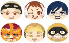 【中古】ぬいぐるみマスコット・ぬいぐるみバッジ 全6種セット 「僕のヒーローアカデミア おまんじゅうにぎにぎマスコット3 Bbox」