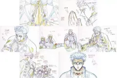 【中古】ポストカード 悲鳴嶼行冥 展示原画ポストカード7枚セット 「鬼滅の刃 キャラクター絵巻カフェ in ufotable Cafe 第五期」