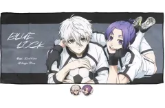 【中古】グッズセット 凪誠士郎＆御影玲王 缶バッジ付キャラクター大判タオル vol.2 「ブルーロック」