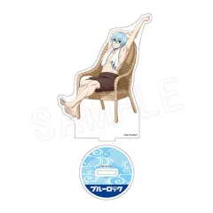【中古】アクリルスタンド・アクリルパネル 氷織羊 アクリルフィギュアスタンド お風呂ver. 「ブルーロック×極楽湯・RAKU SPA エゴイストたちのふろロック 外気浴ver.」
