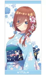 【中古】雑貨 中野三玖 描き下ろしイラスト 桜和装ver. バスタオル 「五等分の花嫁∬」