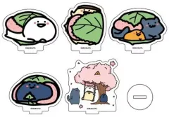 【中古】アクリルスタンド・アクリルパネル 全5種セット 「お文具といっしょ アクリルぷちスタンド 03.桜ver.」