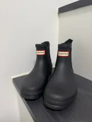 ハンター チェルシー レインブーツ ブラック 240