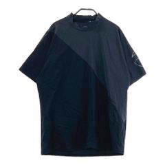 美品 ビームスゴルフ モックネックシャツXL紺 吸水速乾UVカット百名品