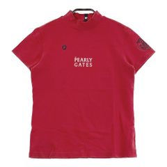 新品PEARLY GATES モックネックシャツ レッド 希少サイズ00 - メルカリ