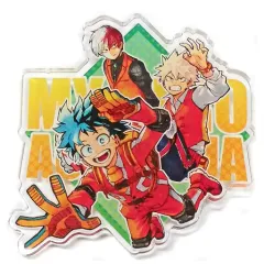 【中古】バッジ・ピンズ [単品] 緑谷＆爆豪＆轟 アクリルバッジ 「僕のヒーローアカデミア」 ジャンプショップオンライン限定 同梱特典