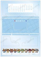 [중고] 캘린더 몬스터 헌터 × 케로로 군조 탁상 아크릴 만년 캘린더