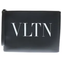 VALENTINO (ヴァレンティノ) VLTNロゴ レザークラッチバッグ ブラック VY2P0299LVNのサムネイル