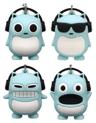 【中古】雑貨 全4種セット 立体ラバーマスコット 「ブルーハムハム」