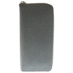 LOUIS VUITTON (ルイヴィトン) ジッピーウォレット ヴェルティカル タイガ グラシエ ラウンドファスナー M32601 グレー