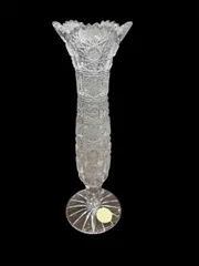 ◎ボヘミアクリスタル一輪挿し花瓶