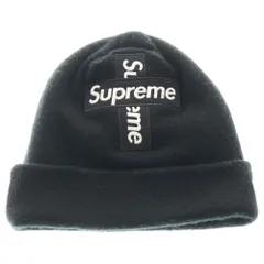 SUPREME (シュプリーム) 20AW×New Era Cross Box Logo Beanie ニューエラ クロスボックス ビーニー ブラック