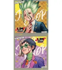 【中古】シール・ステッカー 石神千空＆あさぎりゲン 特製コンビステッカー 「Dr.STONE」 ジャンプショップ限定 配布品