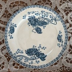 オランダ デルフト 染付コバルト 花文皿 18～19世紀 810 - メルカリ