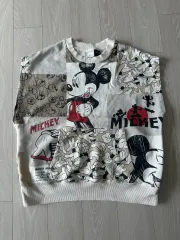ZARA キッズ ミッキーマウス ベスト スウェット 140