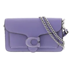 もか様専用ページ　COACH コーチ タビーリストレット ショルダーバッグ FREE レディース レザー パープル 中古