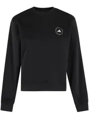 ADIDAS BY STELLA MCCARTNEY ロゴ コットン スウェットシャツ 送料無料