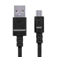 エレコム マイクロUSBケーブル microUSB 急速充電対応 [いろんな表情の顔がかわいい] 転送・充電 2A出力 1.2m ブラック MPA-FAMBS2U12BK