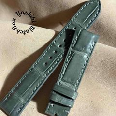 ハンドメイド パネライ 以外も カーフレザー ラグ幅20mm～26mm 尾錠付