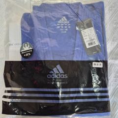 数量限定販売adidas アディダス 柔道着 165チャンピオンII ブルー 青 