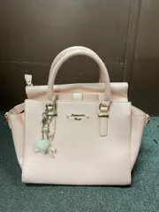 Samantha Thavasa サマンサタバサ レザー ハンドバッグ トートバッグ レディース ピンク ss020902