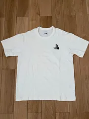 ザ・ノースフェイス Tシャツ L 白 LIVE WITH NATURE ロゴ刺繍（山猫） 2025年購入 美品