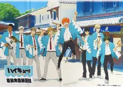 【中古】ポスター B2布ポスター 映画村ver. 集合 「ハイキュー!! TO THE TOP×東映太秦映画村×嵐電」