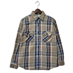 【中古品】FIVE BROTHER ファイブブラザー 70-80S 三角タグ USA製 FLANNEL SHIRT フランネル シャツ トップス 【146-260222-yn-01-izu】