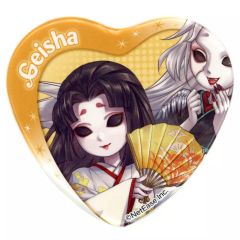 第五人格 スイパラ 芸者 美智子 ハート缶バッジ 第五人格 IdentityV ハート缶バッジ スイパラ 芸者 美智子 - メルカリ