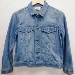 niko and... ニコアンド デニムジャケット サイズ3 M相当 ブルー 青 綿100% カジュアル 古着