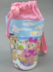 【中古】収納・携帯用アイテム ダッフィー＆シェリーメイ ペットボトルホルダー 「ミッキーとダッフィーのスプリングヴォヤッジ2014」 東京ディズニーシー限定
