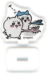 【中古】アクリルスタンド・アクリルパネル ちいかわ＆ハチワレ(ヤーッ) 「ちいかわ なんか小さくてかわいいやつ トレーディングアクリルスタンド」