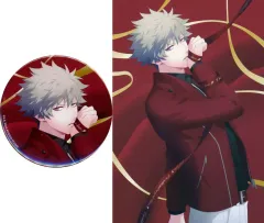 【中古】グッズセット 黒崎蘭丸 BIG缶バッジ＆ポストカードセット 「ブロッコリーオンラインくじ うたの☆プリンスさまっ♪ Color Ribbon Ver.」 D-9賞