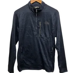THE NORTHFACE ザ ノースフェイス ハーフジップフリースジャケット サイズS ダークネイビー ポリエステル ヨルダン製 アウトドア アメカジ メンズ 古着
