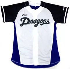 【中古】アウターウェア(男性アイドル) 中日ドラゴンズ 2015年版 昇竜 レプリカユニホーム(ドラゴンズサードシャツ) ホワイト×ブルー×ブラック フリーサイズ
