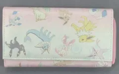 【中古】財布・パスケース(キャラクター) イーブイ(進化系) ピンク プレミアムウォレット 「ポケットモンスター サン＆ムーン」